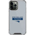 NFL New England Patriots Grey Performance Series iPhone 13 Pro Max Clear Case