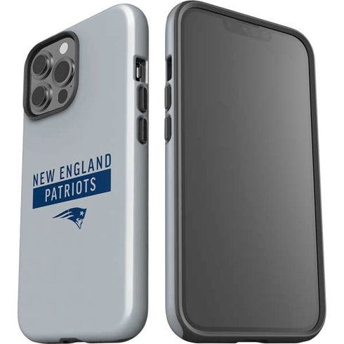 NFL New England Patriots Grey Performance Series iPhone 13 Pro Max Impact Case