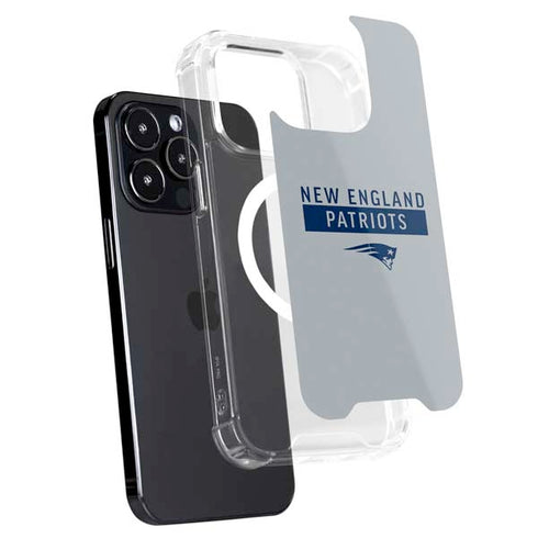 NFL New England Patriots Grey Performance Series iPhone 13 Pro Max MagSafe Case
