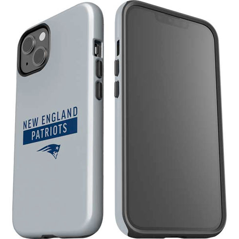 NFL New England Patriots Grey Performance Series iPhone 14 Plus Impact Case