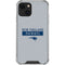 NFL New England Patriots Grey Performance Series iPhone 14 Plus Clear Case