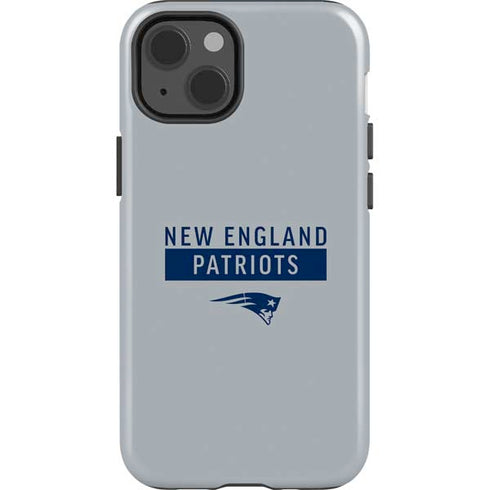 NFL New England Patriots Grey Performance Series iPhone 15 Impact Case