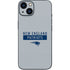 NFL New England Patriots Grey Performance Series iPhone 14 Plus Skin
