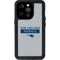 NFL New England Patriots Grey Performance Series iPhone 14 Pro Waterproof Case