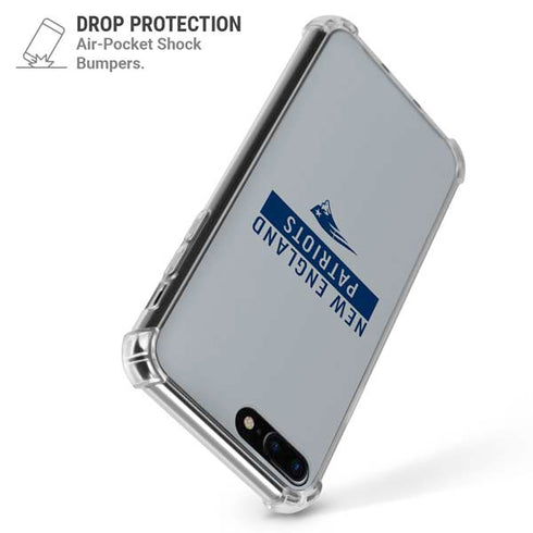 NFL New England Patriots Grey Performance Series iPhone 7/8 Plus Clear Case