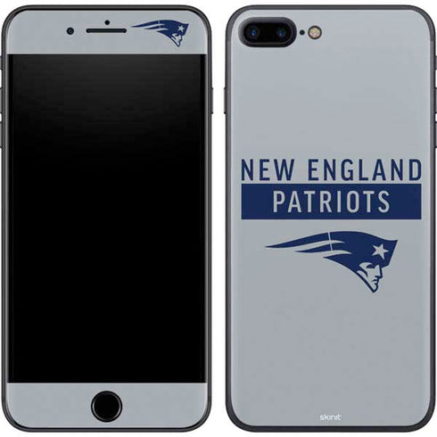 NFL New England Patriots Grey Performance Series iPhone 7 Plus Skin