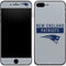 NFL New England Patriots Grey Performance Series iPhone 8 Plus Skin
