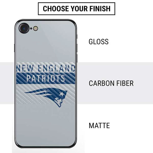NFL New England Patriots Grey Performance Series iPhone SE (2nd & 3rd Gen) Skin