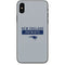 NFL New England Patriots Grey Performance Series iPhone X Skin