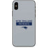 NFL New England Patriots Grey Performance Series iPhone XS Max Skin