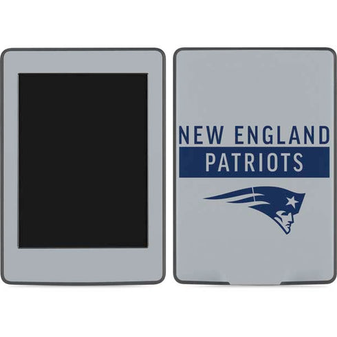 NFL New England Patriots Grey Performance Series Amazon Kindle Skin