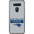 NFL New England Patriots Grey Performance Series LG K51/Q51 Clear Case