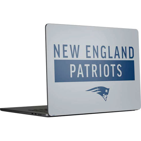 NFL New England Patriots Grey Performance Series MacBook Air 15 in (2023) Skin