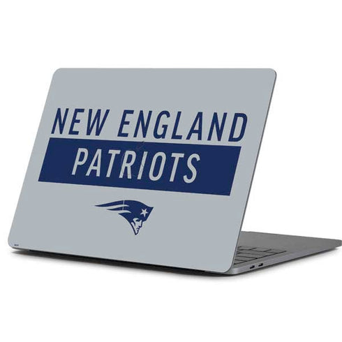 NFL New England Patriots Grey Performance Series Apple MacBook Pro 13-inch Skin