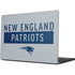 NFL New England Patriots Grey Performance Series MacBook Pro 14in (2021-24) Skin