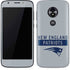 NFL New England Patriots Grey Performance Series Moto E5 Play Skin