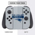 NFL New England Patriots Grey Performance Series Nintendo Switch Bundle Skin