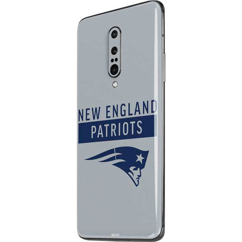 NFL New England Patriots Grey Performance Series OnePlus 7 Pro Skin