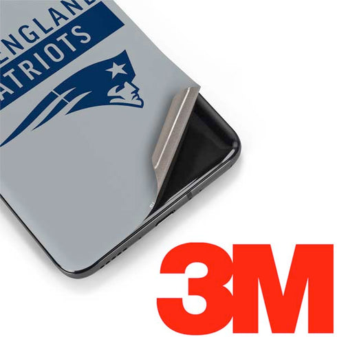 NFL New England Patriots Grey Performance Series OnePlus 7 Pro Skin