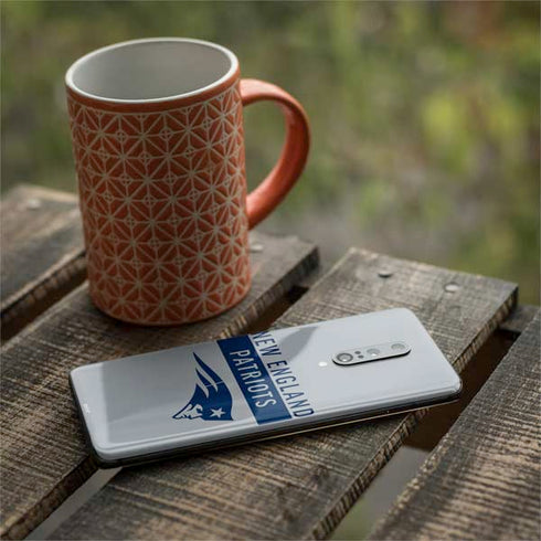 NFL New England Patriots Grey Performance Series OnePlus 7 Pro Skin