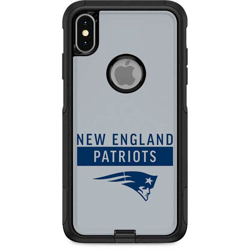 NFL New England Patriots Grey Performance Series Otterbox Commuter iPhone Skin
