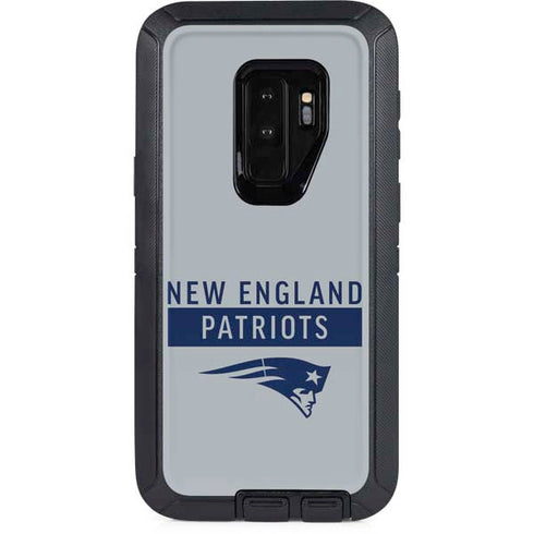 NFL New England Patriots Grey Performance Series Otterbox Defender Galaxy Skin