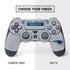 NFL New England Patriots Grey Performance Series PS4 Controller Skin