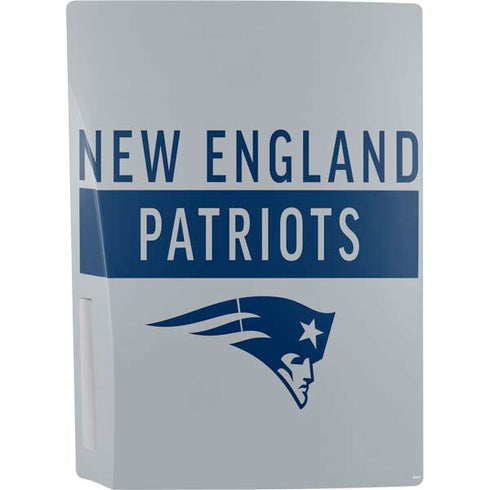 NFL New England Patriots Grey Performance Series PS5 Bundle Skin