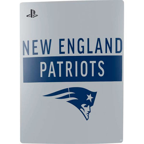 NFL New England Patriots Grey Performance Series PS5 Digital Edition Bundle Skin