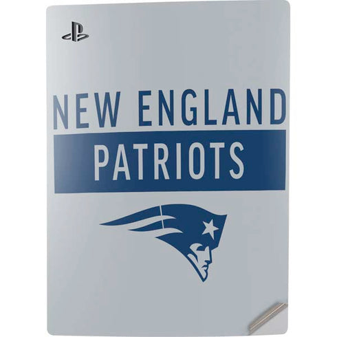 NFL New England Patriots Grey Performance Series PS5 Digital Edition Console Skin