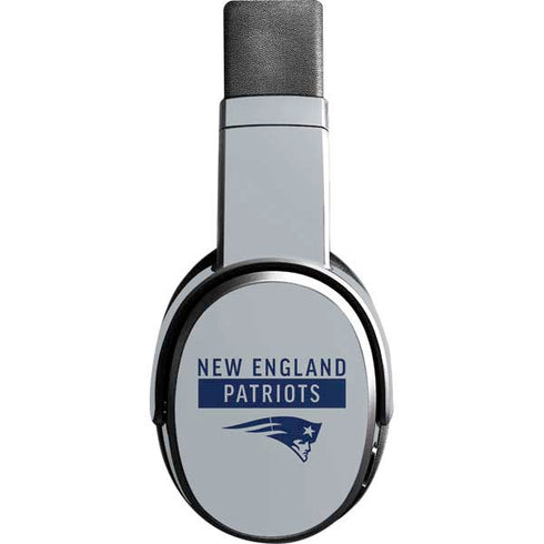 NFL New England Patriots Grey Performance Series Skullcandy Crusher Wireless Skin