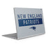 NFL New England Patriots Grey Performance Series Surface Book 2 15in Skin