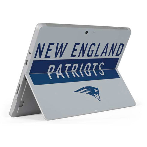 NFL New England Patriots Grey Performance Series Surface Go Skin