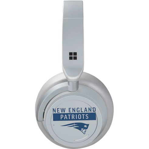 NFL New England Patriots Grey Performance Series Surface Headphones Skin