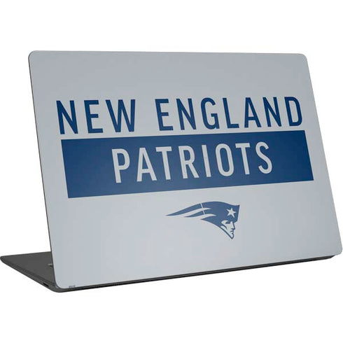 NFL New England Patriots Grey Performance Series Surface Laptop 4 15in Skin