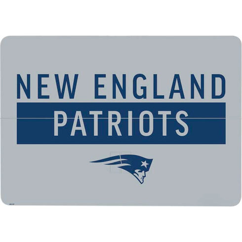 NFL New England Patriots Grey Performance Series Surface Laptop Studio Skin