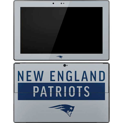 NFL New England Patriots Grey Performance Series Surface Pro Tablet Skin