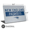 NFL New England Patriots Grey Performance Series Universal Laptop 11in (8.8 x 6.2in) Skin