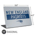 NFL New England Patriots Grey Performance Series Universal Laptop 11in (8.8 x 6.2in) Skin
