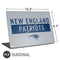 NFL New England Patriots Grey Performance Series Universal Laptop 16.6in (13.4 x 9.7in) Skin