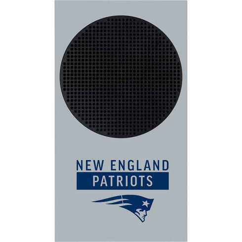NFL New England Patriots Grey Performance Series Xbox Series S Console Skin