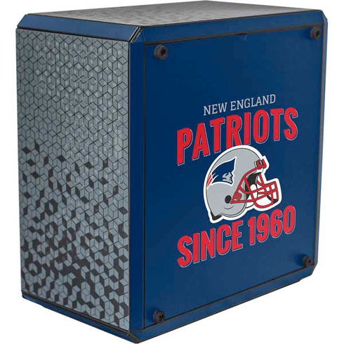 NFL New England Patriots Helmet Cooler Master MasterBox Q300L Mini Tower Skin