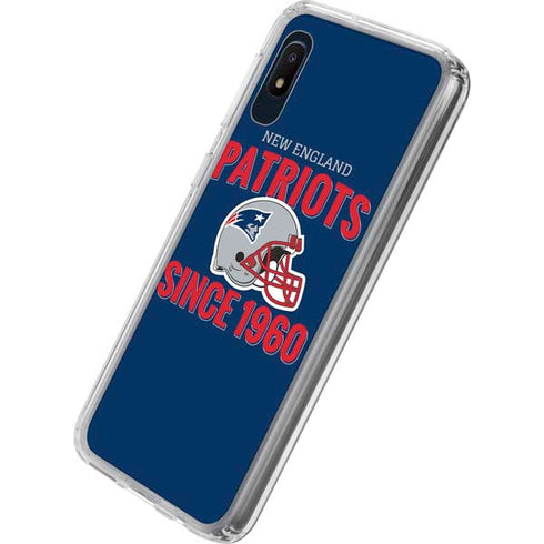 NFL New England Patriots Helmet Galaxy A10e Clear Case