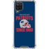 NFL New England Patriots Helmet Galaxy A12 Clear Case