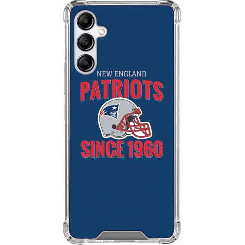 NFL New England Patriots Helmet Galaxy A14 5G Clear Case