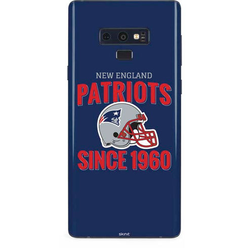 NFL New England Patriots Helmet Galaxy Note 9 Skin