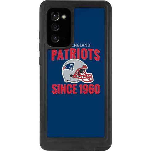 NFL New England Patriots Helmet Galaxy Note20 5G Waterproof Case