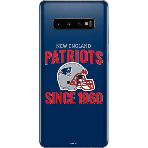 NFL New England Patriots Helmet Galaxy S10 Plus Skin