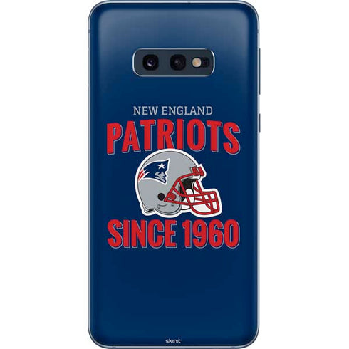 NFL New England Patriots Helmet Galaxy S10e Skin