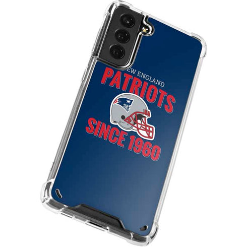 NFL New England Patriots Helmet Galaxy S21 Plus 5G Clear Case